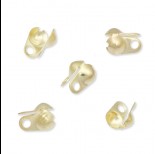 Zdjęcie - Łapaczki końcówki jabłuszka boczne 8x4mm light gold